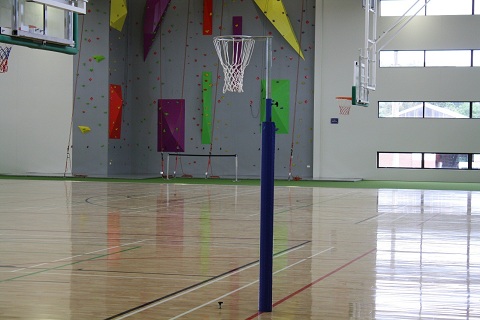Netball hoop, netball equipment